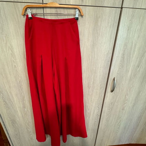 Ckontova red winter pants like new, size S/M