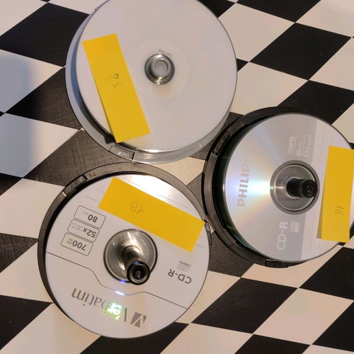 Cd new, pack of 59 pieces