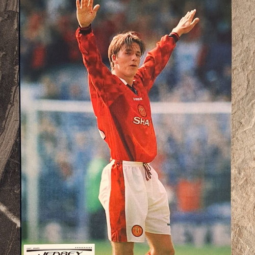 Jersey Nostalgia Cart Postale David Beckham new