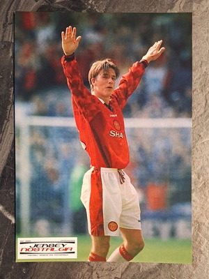 Jersey Nostalgia Cart Postale David Beckham new