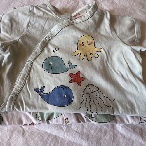 Baby boy pajamas set used, 12-18 months, H&M