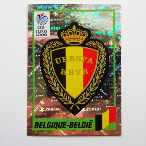Panini Euro 2000 No. 95 Belgium (Badge) like new