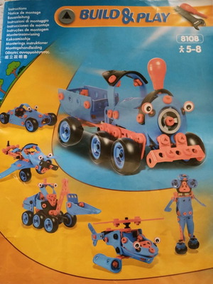 Meccano assembly toy used, STEM for ages 5-8