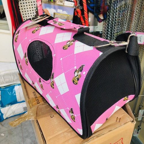 Small pet carrier bag for dog and cat 34x18x24cm new