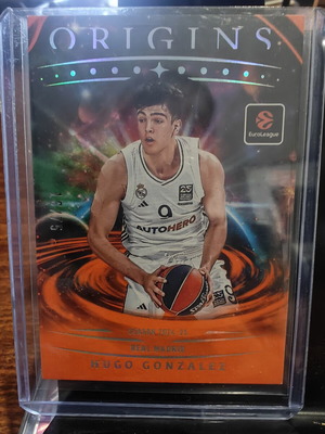 2025-26 Panini Origins EuroLeague Basketball Orange Parallel Card #70 Hugo Gonzalez