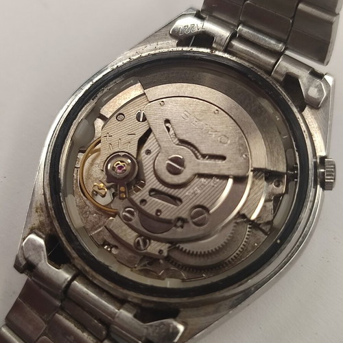 Seiko 5 Automatic 6309-8900 vintage 36mm silver watch used