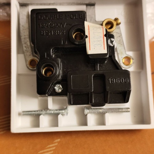 SVG single flush sockets white new, set of 6 pieces
