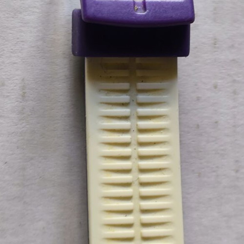 Swatch Nuora Gelso GV701 watch used, purple and white