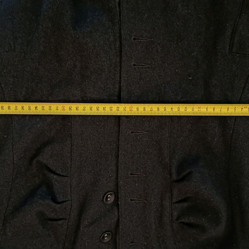 Gray coat with unique design like new