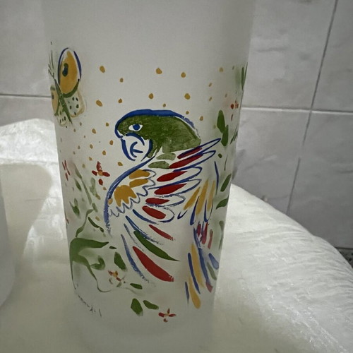 Collectible glasses Giorgos Stathopoulos like new, set of 2