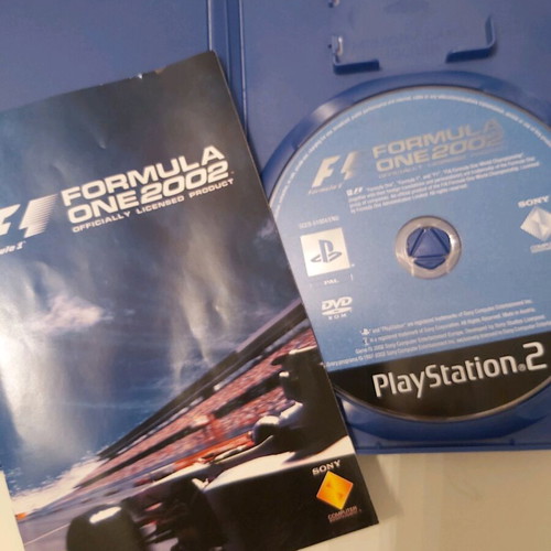 Formula One 2002 PlayStation 2 used, DVD has issues