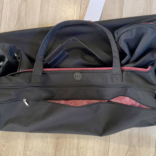 Travel sack XXL like new, black with wheels