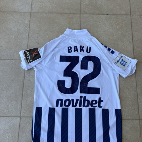 Atromitos Matchworn Jersey Baku worn in match Atromitos - AEK 2-2