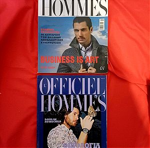 Περιοδικα L'Officiel Hommes ελληνική έκδοση συλλεκτικά!