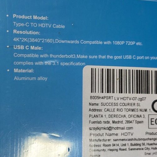 Type-C to HDMI cable new 4K Ultra HD 3840x2160