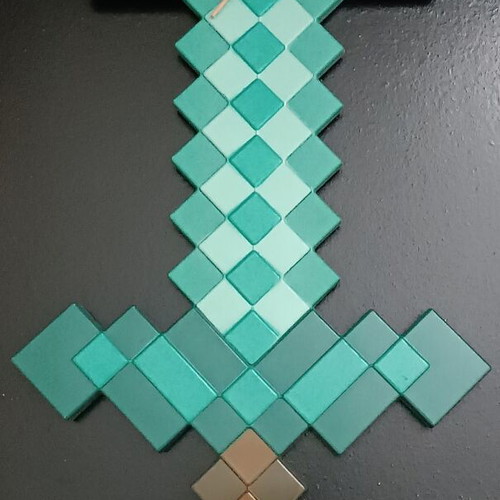 Minecraft Diamond Sword toy new 51x25 cm