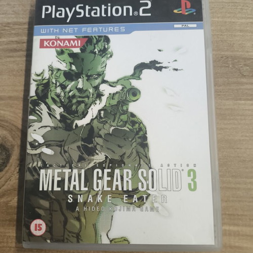 Metal Gear Solid 3 Snake Eater PS2 used, English version