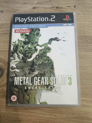 Metal Gear Solid 3 Snake Eater PS2 used, English version