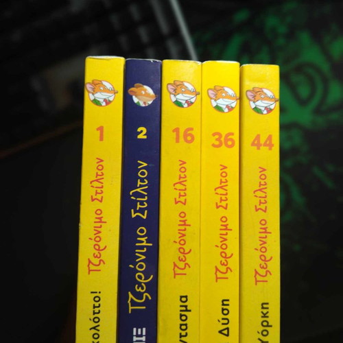 Geronimo Stilton 3 books pack in excellent condition