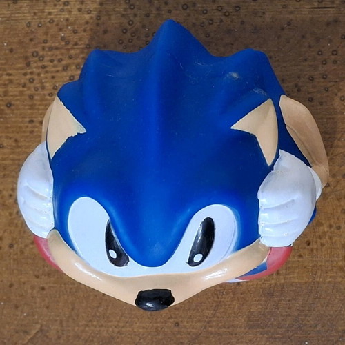 Vintage Sonic the Hedgehog game ball SEGA 1993 used