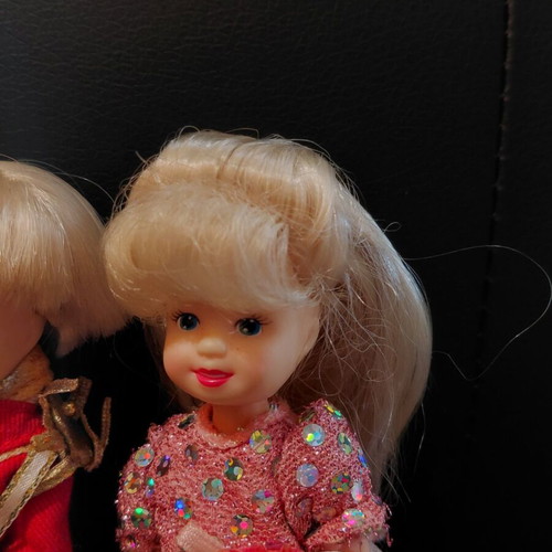 Vintage mini dolls set of 3 used