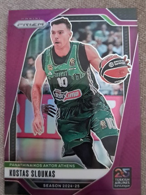 Panini Prizm Euroleague 2025 Kostas Sloukas card new