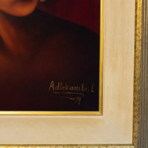 Framed portrait of an African woman like new