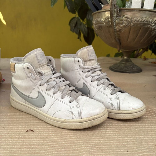 Nike High Tops used, size EU39, white sport shoes