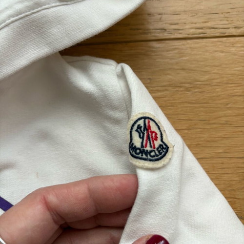 Moncler jacket like new, 12 months, with small stain