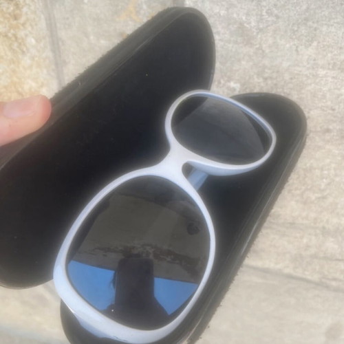 Women's sunglasses new, white color