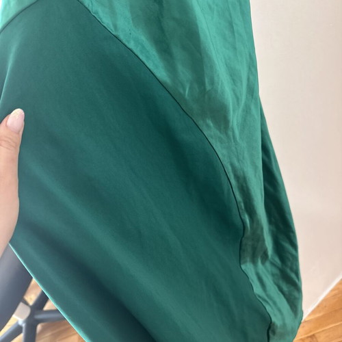 Mango green long dress like new, size S