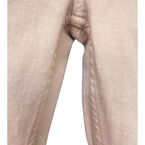 Zara women's jeans used, pink, size S-M