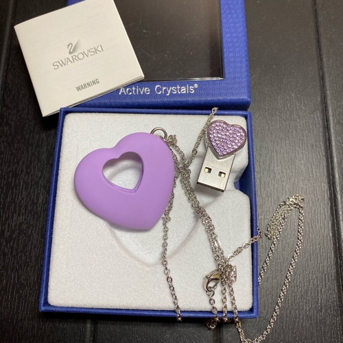 Swarovski USB new hidden in jewelry with long chain