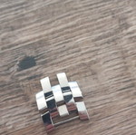 Longines silver watch like new