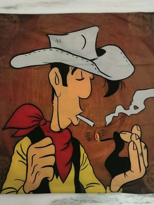 Lucky Luke decorative pillowcase 45x45cm new
