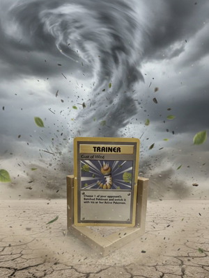 Trainer Gust of Wind Pokemon Base Set σαν καινούργιο