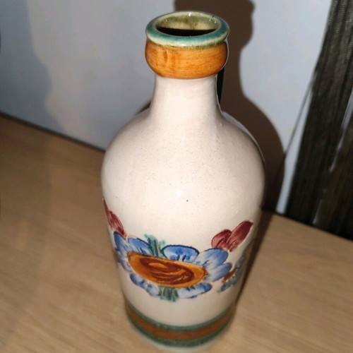 Handmade vase like new, height 21 cm