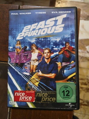 2 Fast 2 Furious DVD, action adventure with subtitles