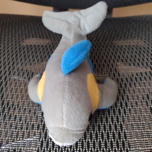 Plush dolphin used, length 16 cm