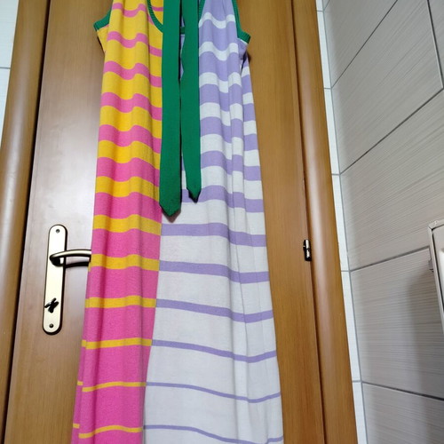 Karavan dress used, multicolor, reversible, size M