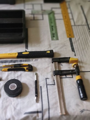Parkside toolbox set with tools like new