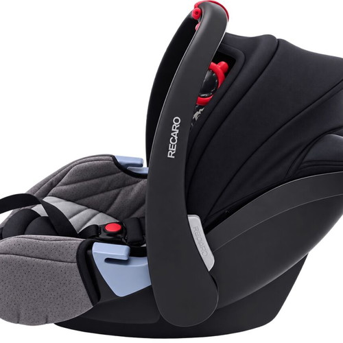Recaro Privia car seat 0-13 kg grey/black with SmartClick Isofix base