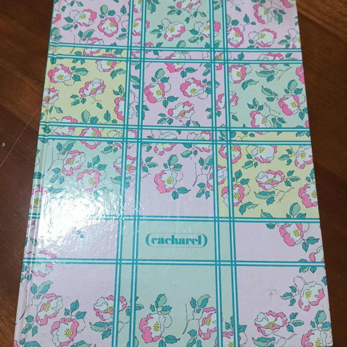Cacharel vintage notebook new with hard cover