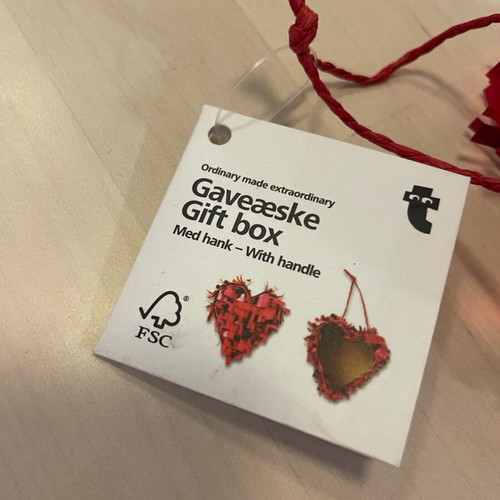 Jewelry gift box heart-shaped new