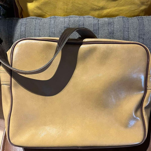 Fred Perry Messenger Shoulder Bag like new, beige and brown