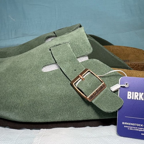 Birkenstock Boston Thyme Suede Clogs like new, size 42