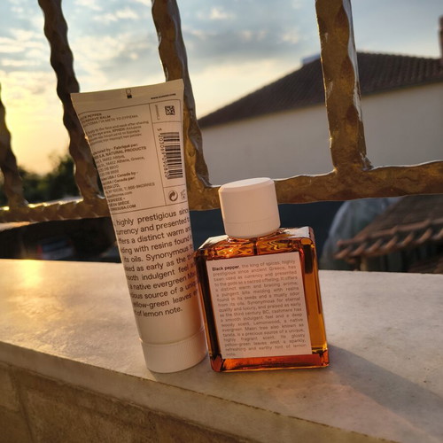 Korres Black Pepper Eau de Toilette 50ml with After Shave Balm, like new
