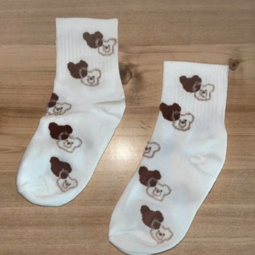 White socks new, 1 pair, one size