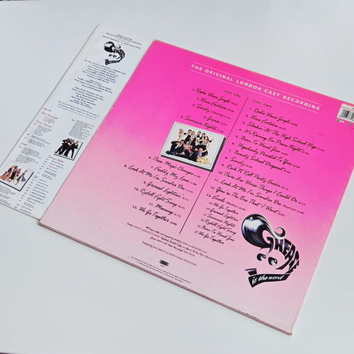 Grease The Original London Cast Recording vinyl LP mint condition