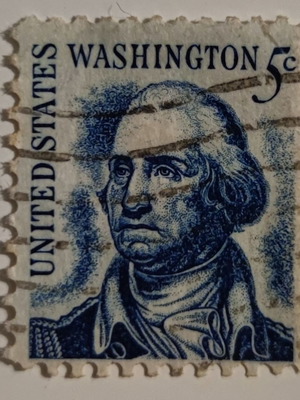 Γραμματόσημο George Washington ΗΠΑ μεταχειρισμένο 1966
